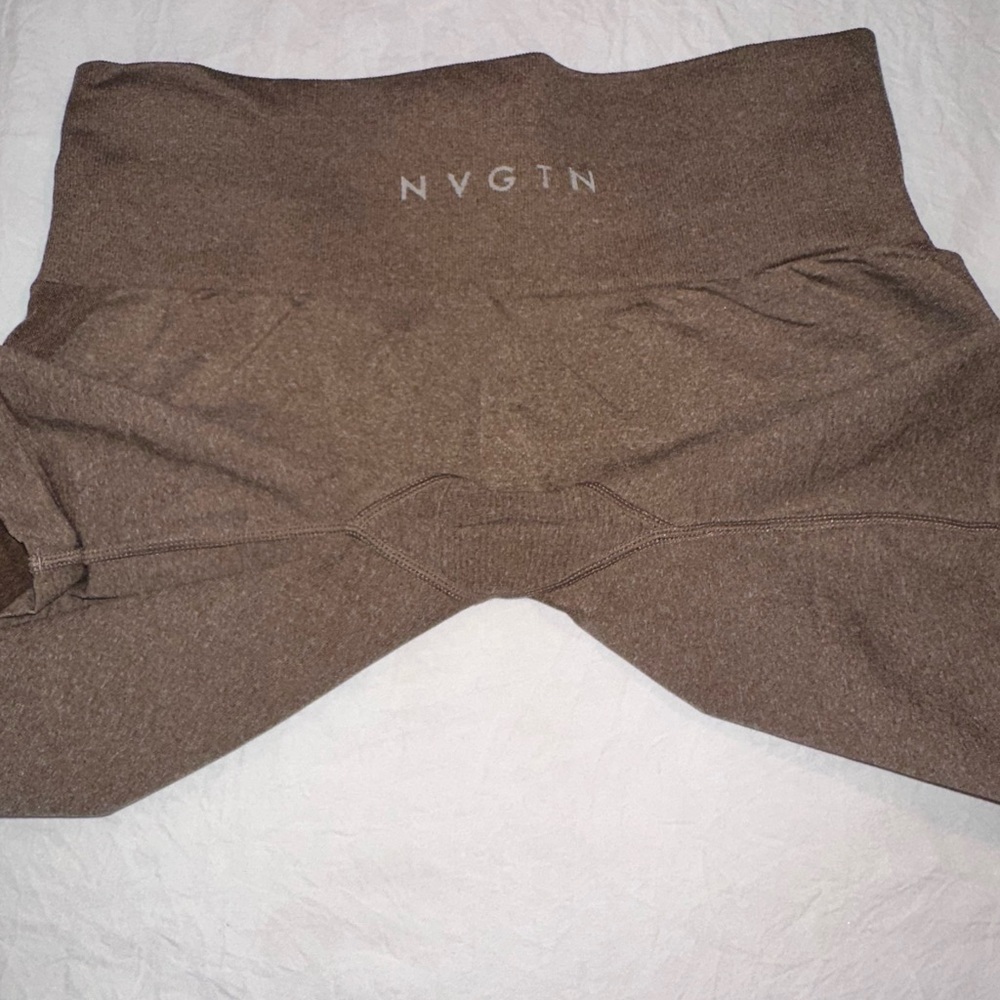 NVGTN Mocha Contour Seamless Shorts - Picture 2 of 2